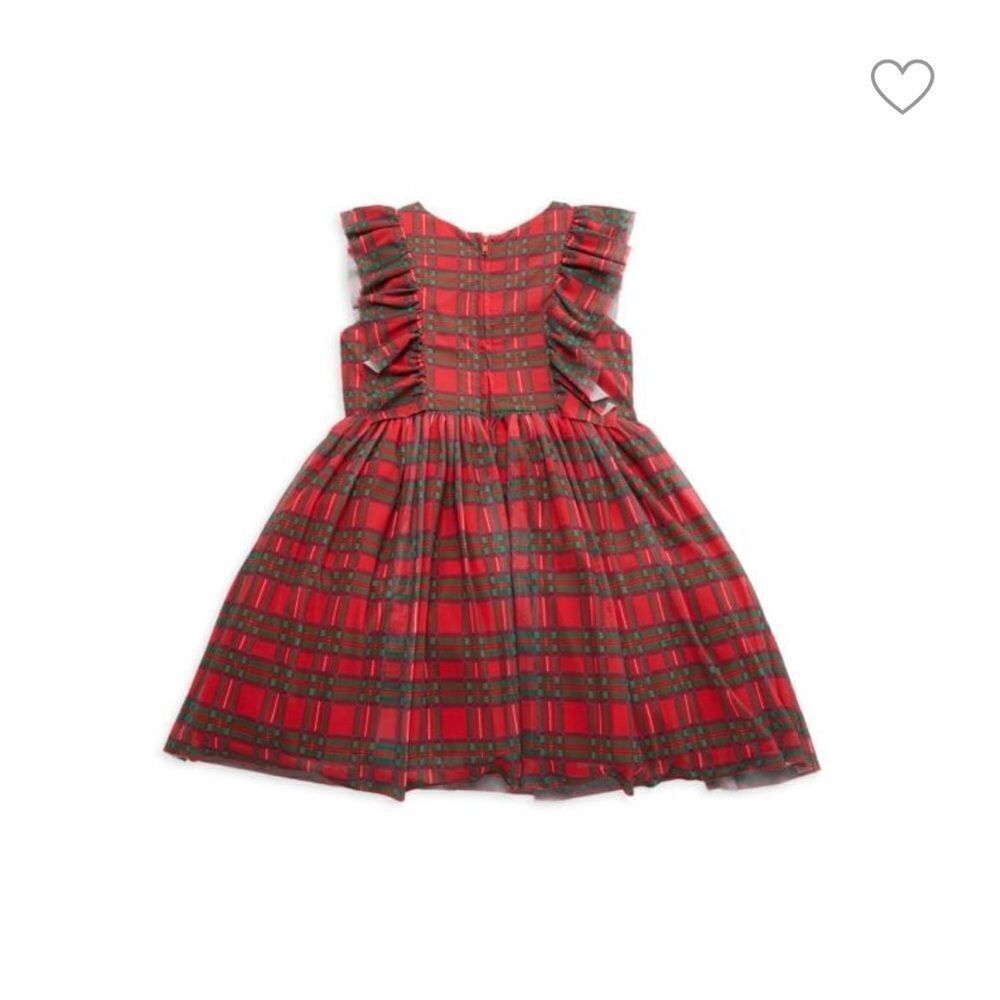 Pippa and Julie Cynthia Res and green plaid Holiday 2 piece Party dress 12 month
